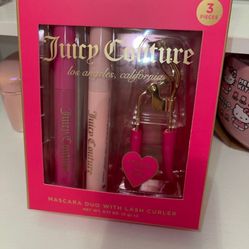 Juicy Couture mascara duo and lash curler 