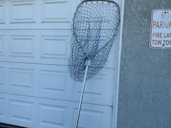 This Is A Very Large Fishing Net With Removable Handle