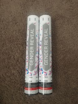 Boy-BLUE Gender reveal confetti cannons