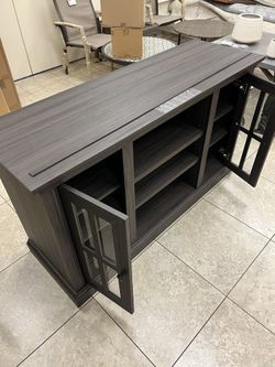 better homes & gardens canton media console tobacco oak finish New Better Homes & Gardens Canton Media Console for TVs up to 70