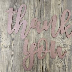 Thank You Sign