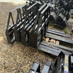 Skid Steer Pallet Fork Attachment 