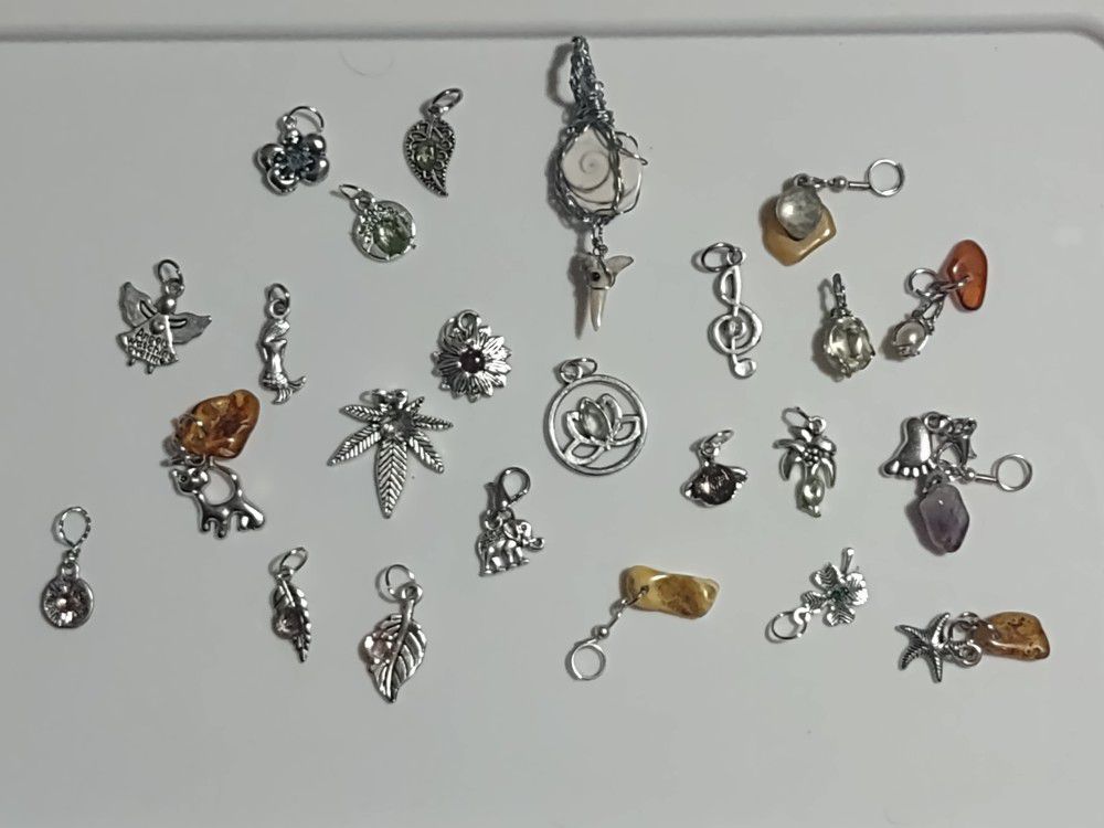 gemstone pendants lot wholesale 
