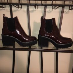 Burgundy Boots 
