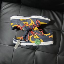 University Gold Off White Dunks