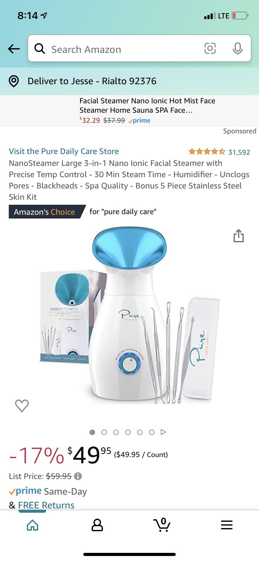 Pure Facial Steamer 