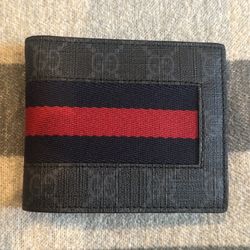 Gucci Bifold Wallet GG Supreme Black