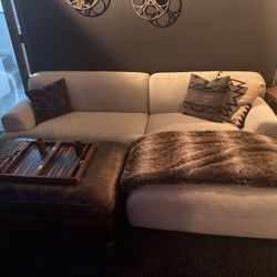 Article Sectional White Sofa, Barely Used