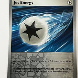Jet Energy Pokemon Card 