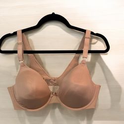 Vanity Fair 75312 Radiant Beauty Back Smoothing T-Shirt Bra UW Womens 40C Tan