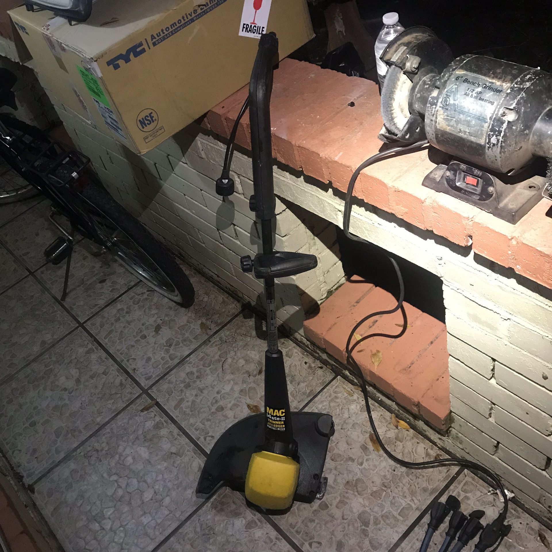 McCullough 14” electric Trimmer, and walk behind edger combination