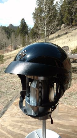 Half shell Harley helmet