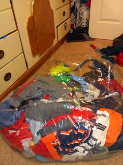 Bag of boy clothes