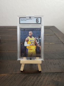 2020 Panini Chronicles #118 LeBron James Graded 6