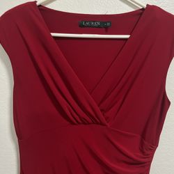 RALPH LAUREN  RED DRESS 👗 