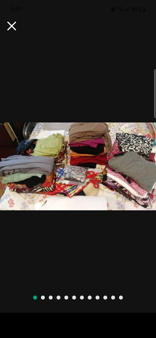 40+ Pounds Used Women's Clothes. In Excellent Condition. Cents A PIECE.