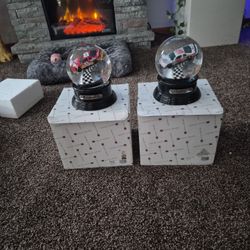 NASCAR Xms!!! Vintage Dale Earnhart Sr. & JR. Xmas Decor