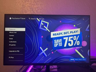 AOC Computer Monitor With Keyboard/mouse