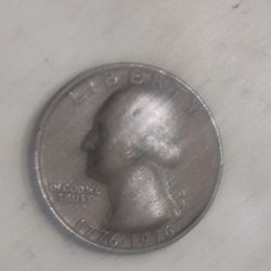 1(contact info removed) Bicentennial Quarter Toned Charcoal In Color