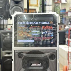 !!!Christmas Deal!!!Portable Karaoke Party Speakers With Touchscreen and Wireless Microphone