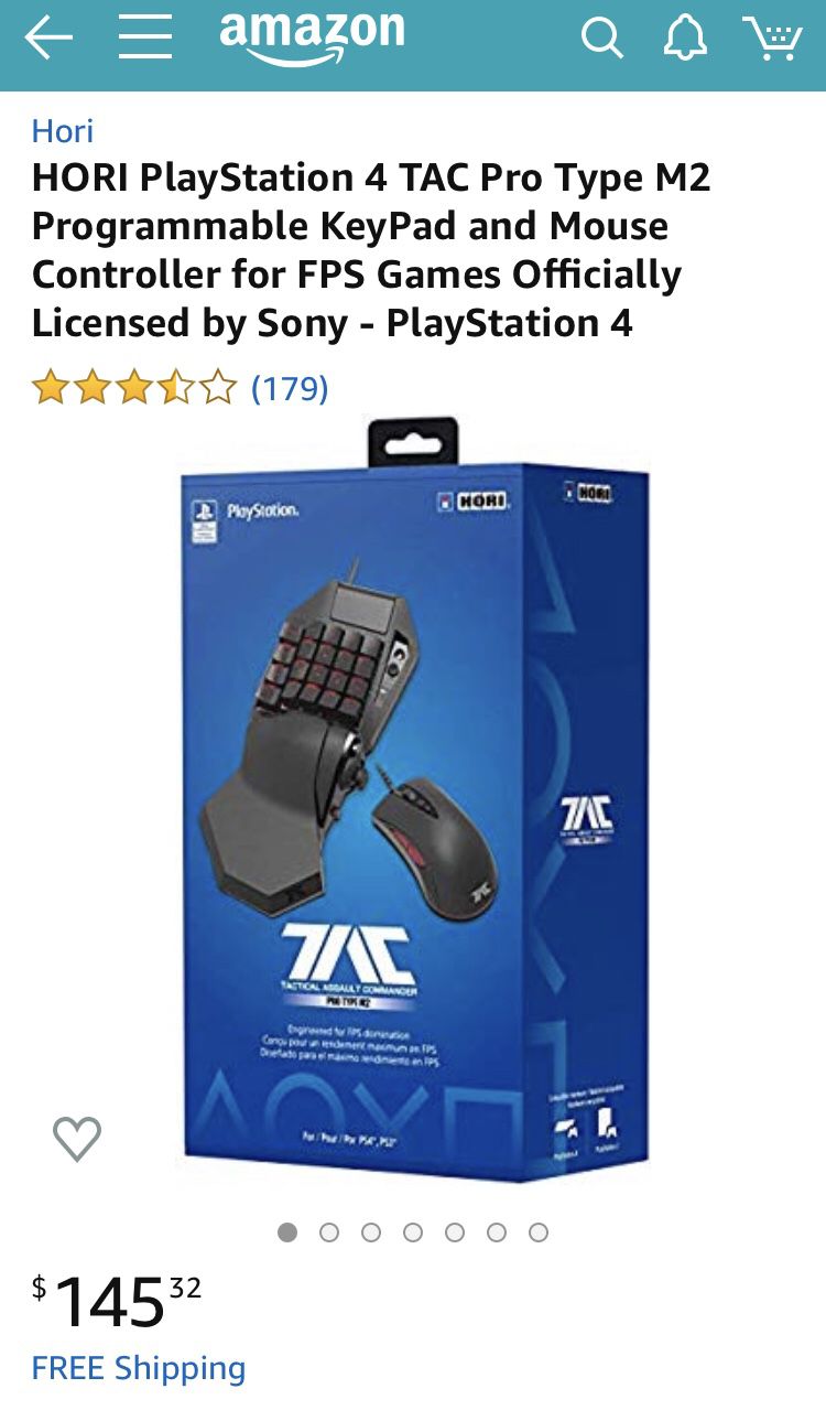 TAC PRO M2 keyboard mouse for Ps4