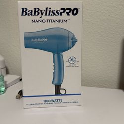 Brand New Nano Titanium Travel Hair Dryer, 1000 Watt Professional Blow Dryer with Concentrator