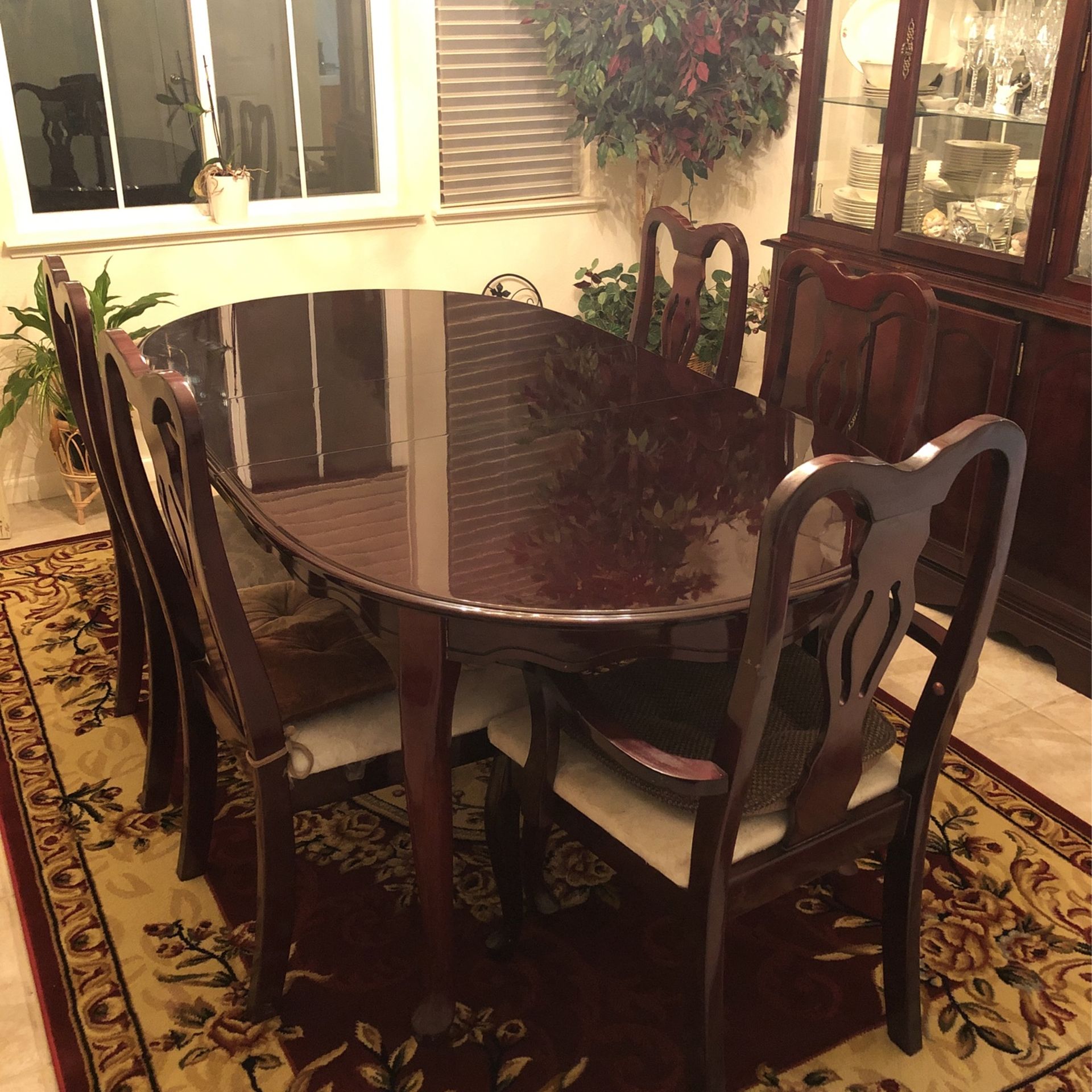Cherry Wood Dining Set