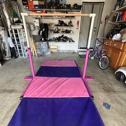 Gymnastics bar with Matt