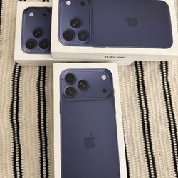 Apple iPhone 17 Pro Max Blue Or 17 Pro Blue New Sealed Unlocked 
