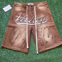Men's Valley Forever Brown Skittle Jean Shorts