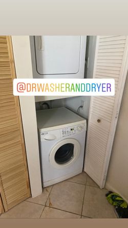 Lavadora y secadora washer and dryer