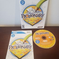 Pictionary uDraw Game Nintendo Wii - Complete CIB