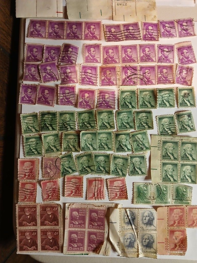 Stamp Collection With Rare U.S. Stamps