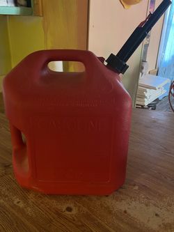 Red gas container