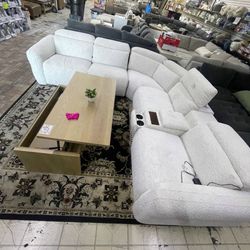 Modern white cloud couch from Costco