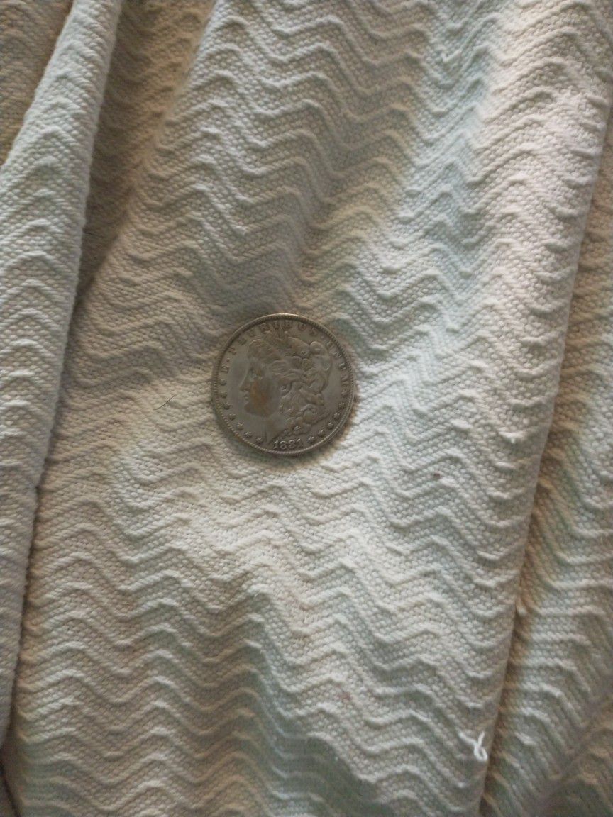 1881 Morgan Silver Dollar S Mint