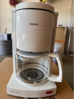 10 cup Krups, compact aroma, coffee maker 10 cup Krups, compact aroma, coffee maker