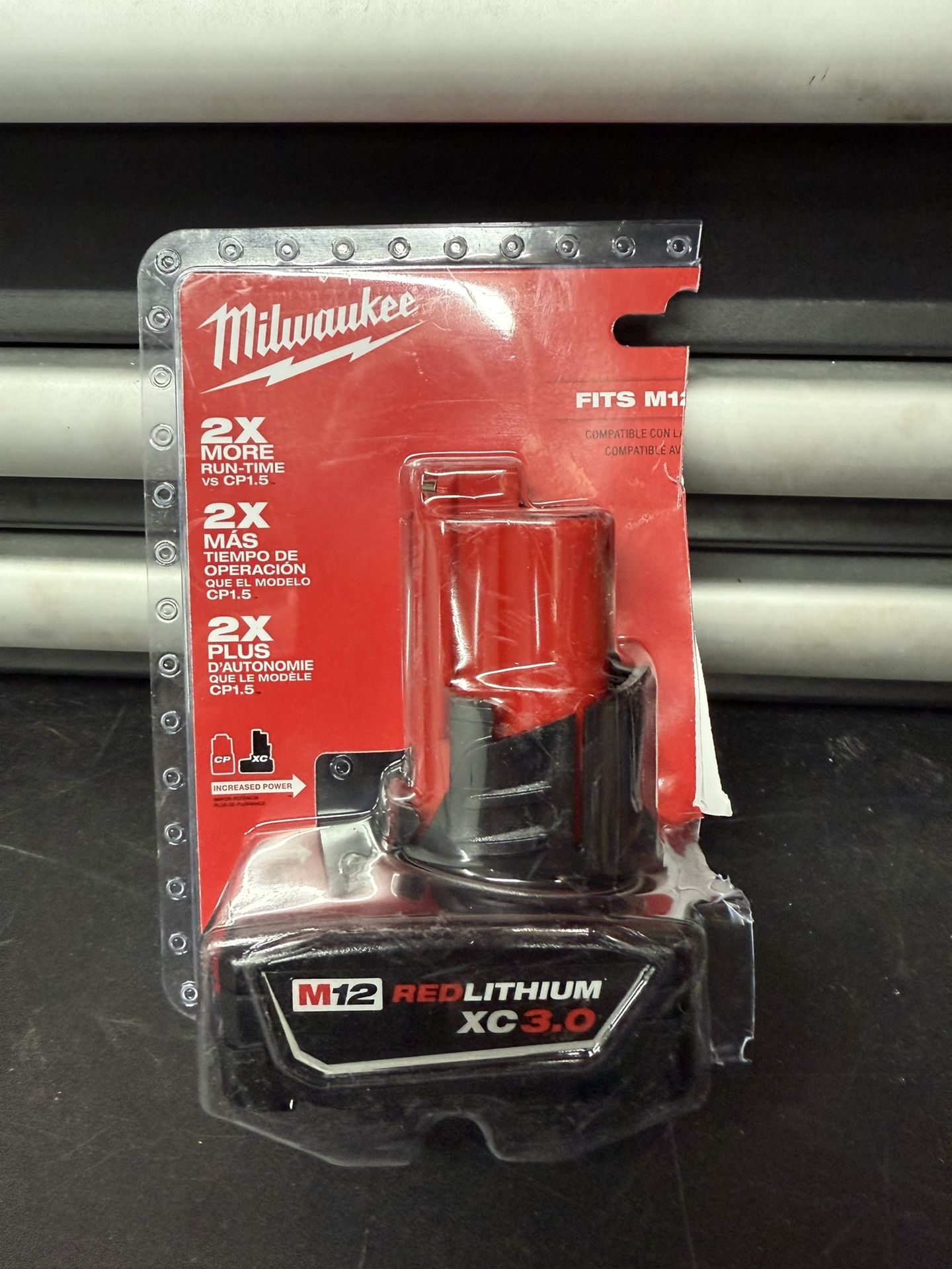 MILWAUKEE M12 12-Volt Lithium-Ion XC Extended Capacity 3.0 Ah Battery Pack