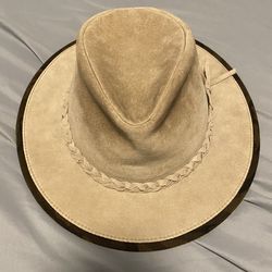 Goorin Bros Suede Fedora Hat XL
