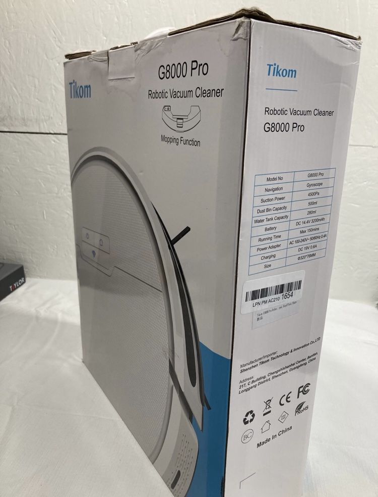 Tikom Robot Vacuum and Mop, G8000 Robot Vacuum Cleaner