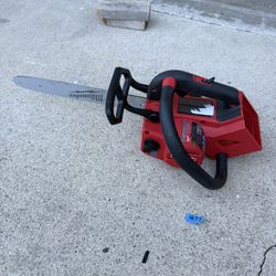 Milwaukee M18 FUEL 12 in. 18V Lithium-Ion Brushless Cordless Battery Top Handle Chainsaw (Tool Only) (no chain) 