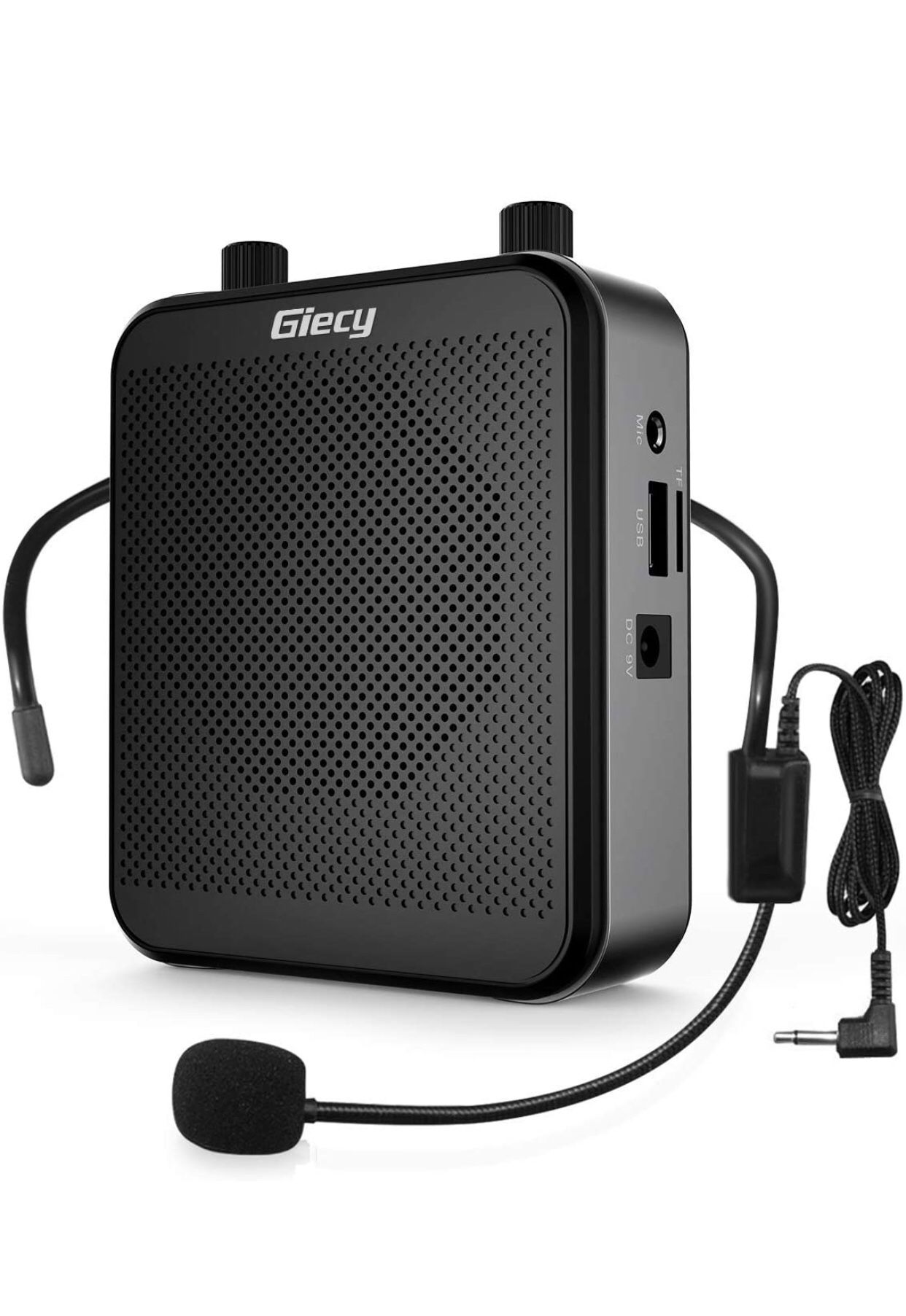 Portable 30W Voice Amplifiers 2800mAh Large Capacity Rechargeable Battery Bluetooth PA Sytem for Classroom, Meetings and Outdoors