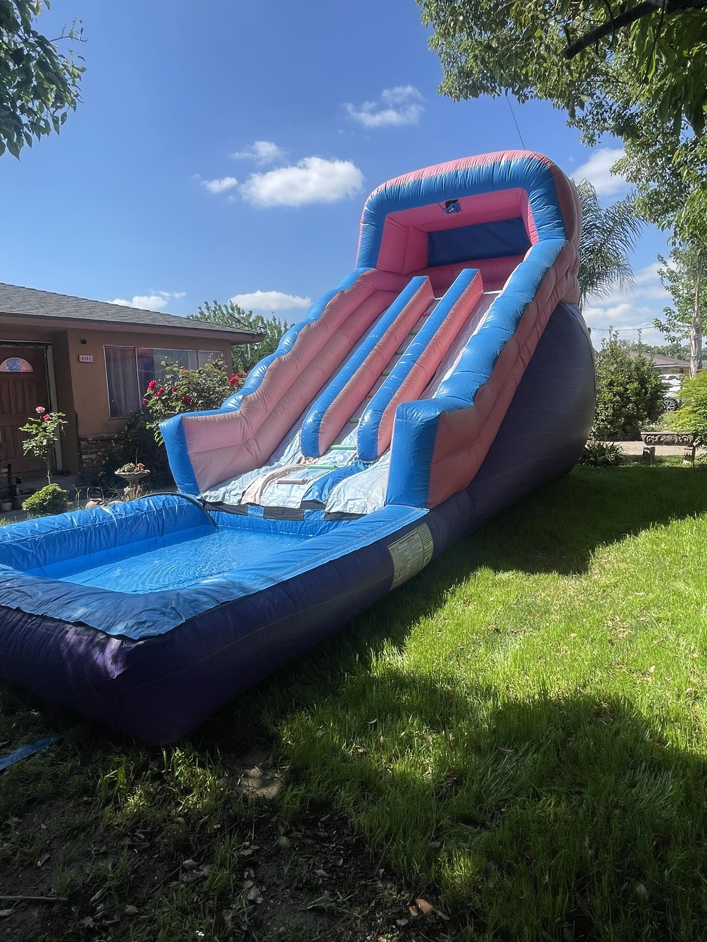 Double Water Slide For Sale 18 Ft
