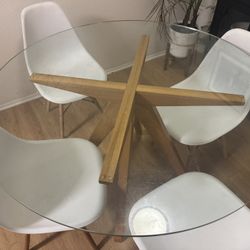 Glass Top Table