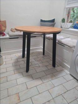 Ikea Round Wood Table