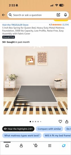 Queen Box Spring