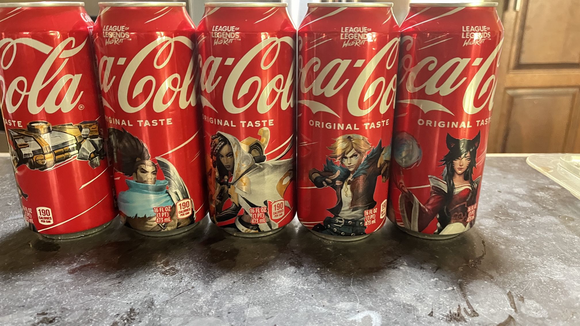 Coca Cola Can Collection Set Wild Rift
