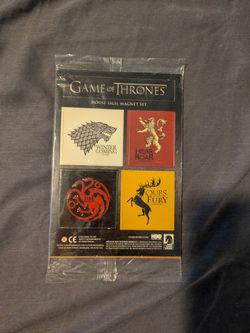 Loot Crate Exclusive Game of Thrones House Sigil Magnet Set