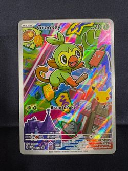 Grookey #052 Promo – First Partner Illustration Collection Series 2 – NM Pokemon TCG Card