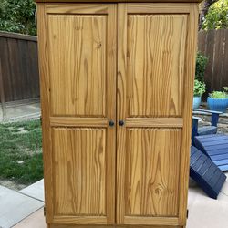 Price Cut! Great Unfinished Cabinet/Armoire
